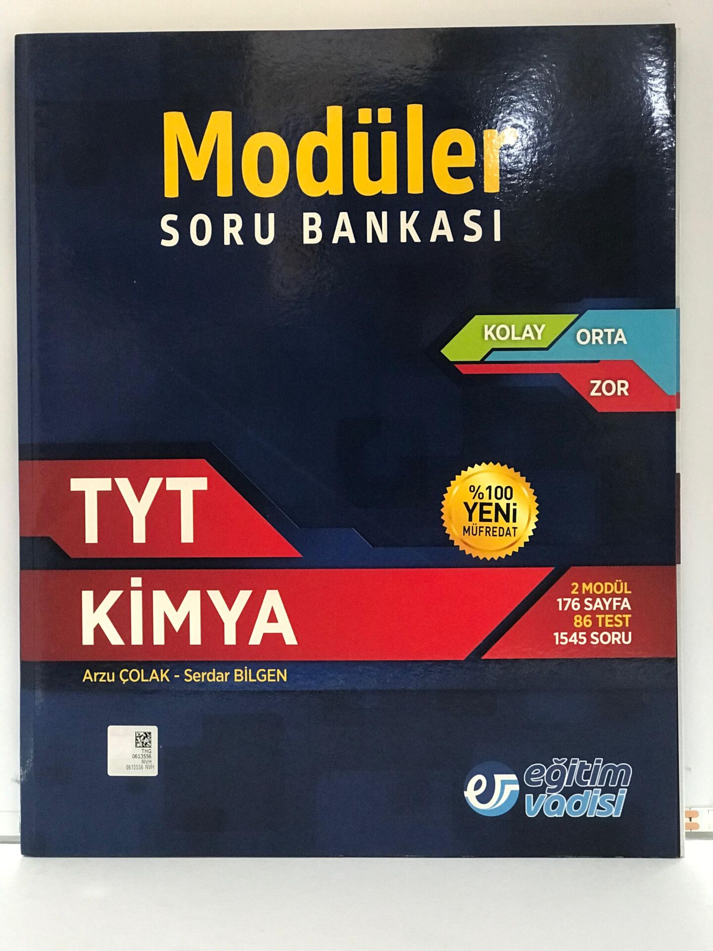 Eğitim Vadisi Yayınları Tyt Kimya Modüler Soru Bankası