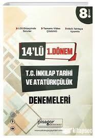 8. Sınıf LGS Pisagor 1. Dönem T.C. İnkılap Tarihi ve Atatürkçülük 14 Deneme Zeka Küpü
