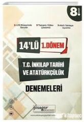 8. Sınıf LGS Pisagor 1. Dönem T.C. İnkılap Tarihi ve Atatürkçülük 14 Deneme Zeka Küpü
