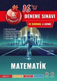 8. Sınıf LGS  Matematik 16`lı Deneme nartest yayınevi