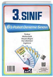 3. Sınıf 6 lı Paket Deneme Sınavı Açı Yayınları