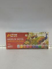 10 Renk 30 ml Akrilik Boya