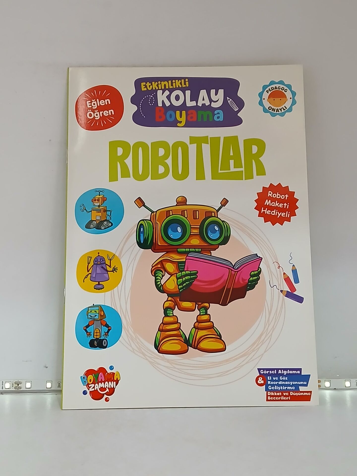 Etkinlikli Kolay Boyama – Robotlar