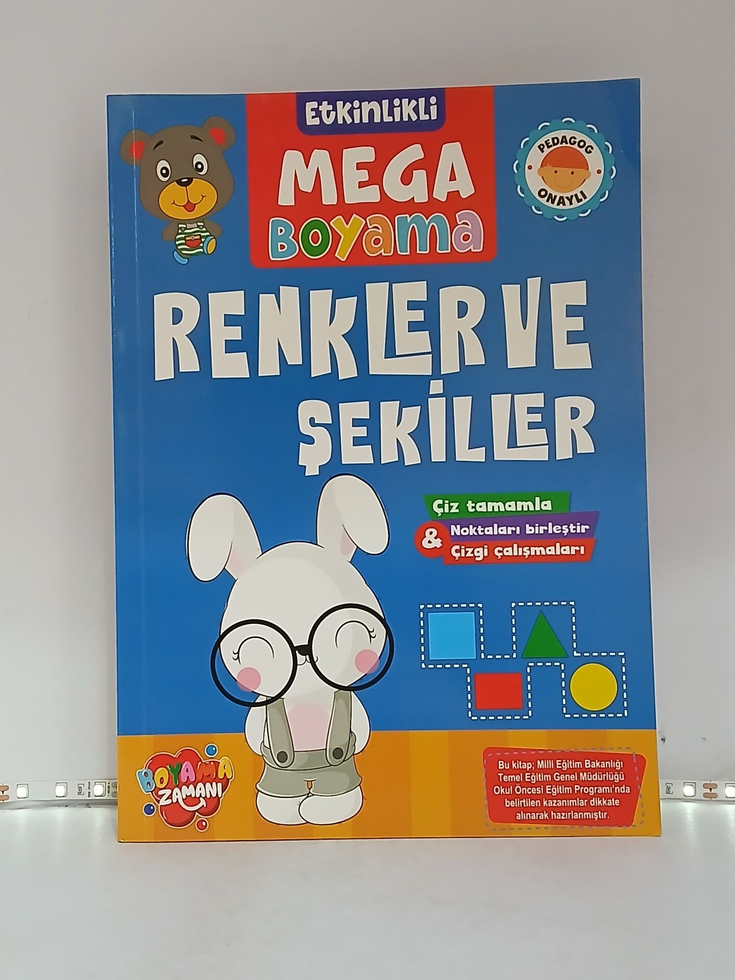 Etkinlikli Mega Boyama - Renkler ve Şekiller