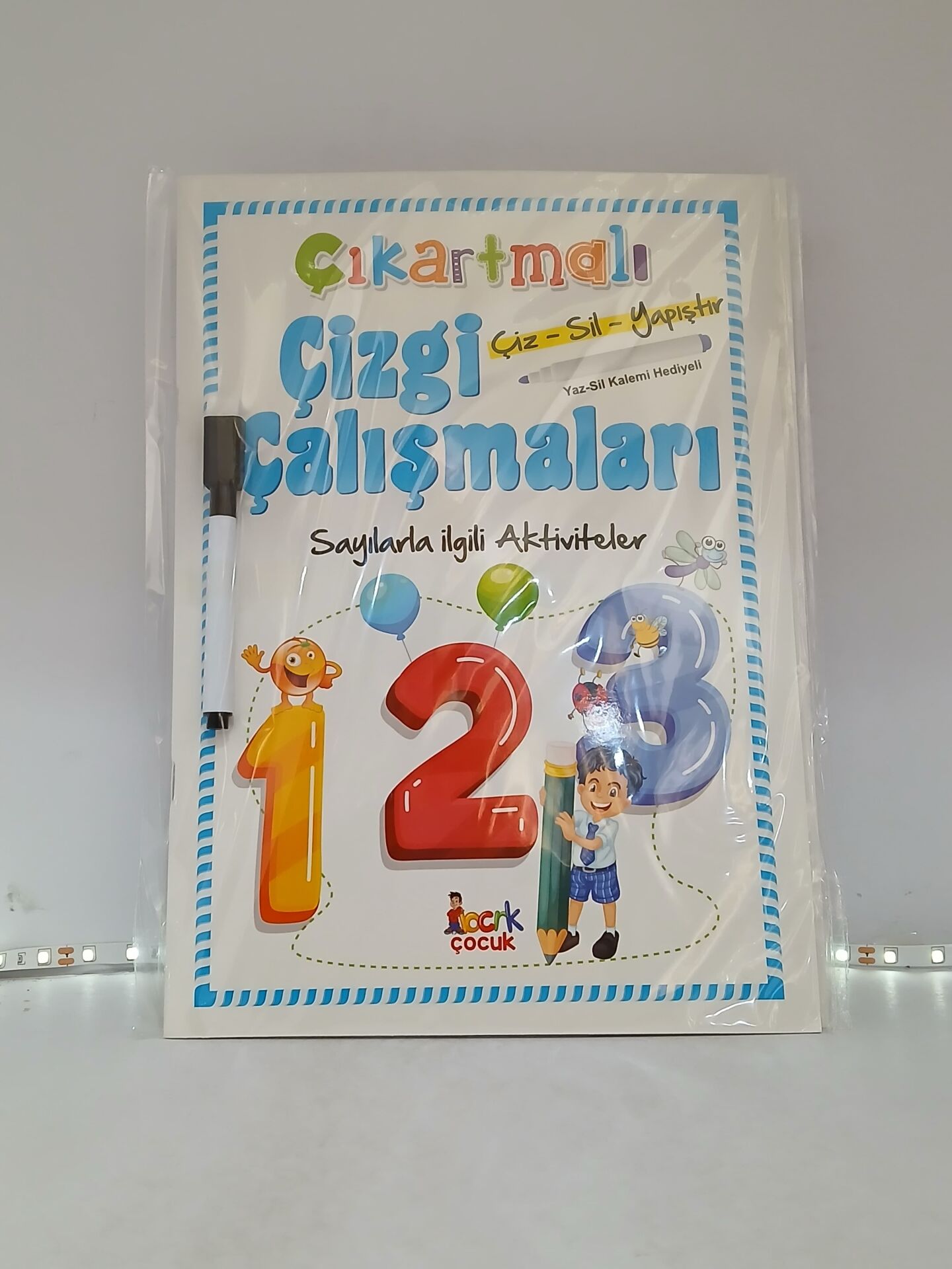 Sayılarla İlgili Aktiviteler - Çıkartmalı Çizgi Çalışmaları Kollektif Ema Çocuk