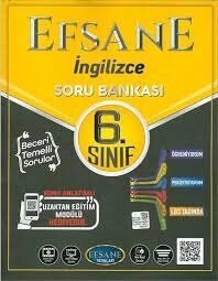 6.SINIF EFSANE İNGİLİZCE SORU BANKASI Siyah Kapak