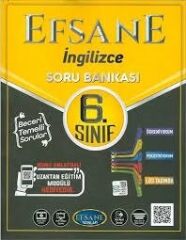 6.SINIF EFSANE İNGİLİZCE SORU BANKASI Siyah Kapak