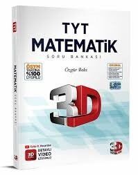 2025 TYT  Matematik Tamamı Video Çözümlü Soru Bankası 3D Yayınları