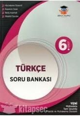 6. Sınıf Türkçe Soru Bankası Zeka Küpü Yayınları