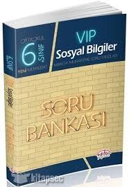 Editör 6. Sınıf VIP sosyal Bilgiler Soru Bankası Yeni