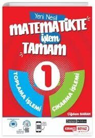 1. Sınıf Yeni Nesil Dört İşlem Matematik Kırmızı Beyaz