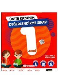 1.Sınıf Yeni Nesil Ünite Kazanım Değerlendirme Sınavı Kırmızı Beyaz Yayınlar