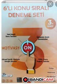 3.Sınıf 6 lı Konu Sıralı Motivasyon Deneme Zeka Küp