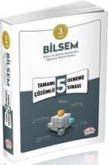 3. Sınıf Bilsem Tamamı Çözümlü 5 Deneme Sınavı Editör Yayınları