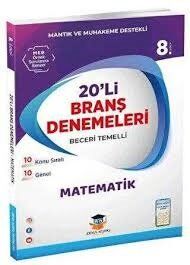 Zeka Küpü 8. Sınıf Matematik 20 li Branş Denemeleri Zeka Küpü YayınlarıZeka Küpü 8. Sınıf Matematik 20 li Branş Denemeleri