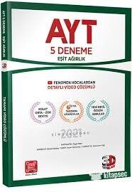 AYT Eşit Ağırlık 5 Deneme ÖSYM Tarzı Kitapçıklarla Detaylı Video Çözümlü 3D Yayınları