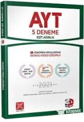 AYT Eşit Ağırlık 5 Deneme ÖSYM Tarzı Kitapçıklarla Detaylı Video Çözümlü 3D Yayınları