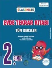 2. Sınıf Classmate Tüm Dersler Evde Tekrar Kitabı