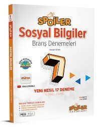 Martı Okul Yayınları 7. Sınıf sosyal Spoiler Branş Denemeleri