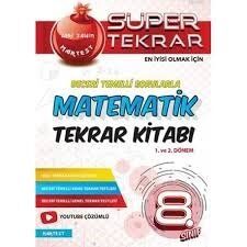 8. Sınıf Matematik Süper Tekrar Kitabı Nartest Yayınları