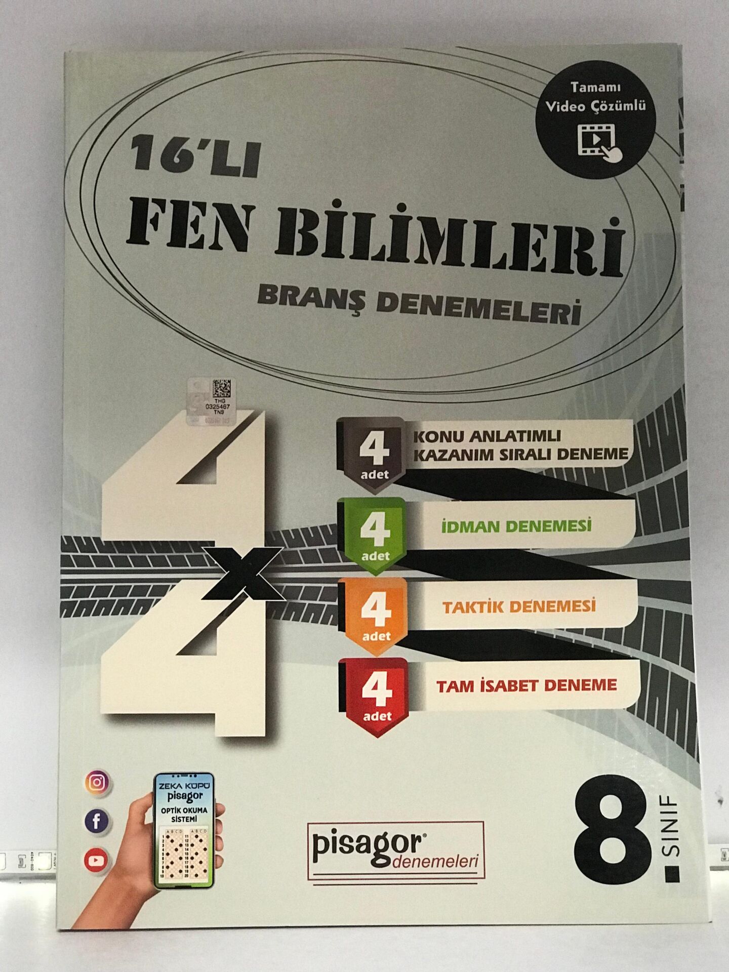8.Sınıf Pisagor 16lı Fen Bilimleri Branş Denemeleri