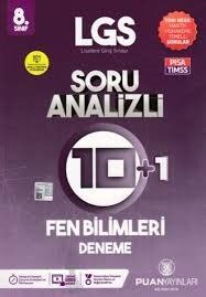 Puan Yayınları 8. Sınıf Fen Soru Analizli 10+1 Deneme