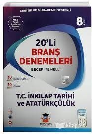 Zeka Küpü 8. Sınıf T.C İnkılap Tarihi ve Atatürkçülük 20 li Branş Denemeleri