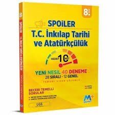 Martı Yayınları Martı 8.sınıf Spoiler Inkılap Tarihi Branş Denemeleri