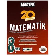 8. Sınıf Master 20 Matematik Denemesi