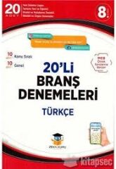 8. Sınıf TURKÇE 20 li Branş Denemeleri Zeka Küpü