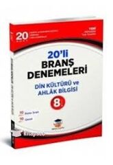 8. Sınıf Din Kültürü ve Ahlak Bilgisi 20 li Branş Denemeleri Zeka Küpü Yayınları