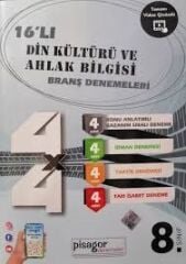 8.Sınıf Pisagor 16lı Din Kültürü ve Ahlak Bilgisi Branş Denemeleri