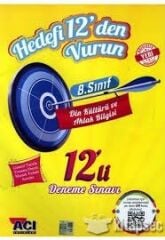 8. Sınıf LGS Din Kültürü ve Ahlak Bilgisi 12 li Deneme Sınavı Açı Yayınla