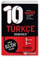 8. Sınıf LGS Türkçe 10 lu Branş Denemesi Tambilgi Yayınları