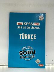 Data Yayınları 2022 KPSS Lise Ön Lisans Türkçe Soru Bankası