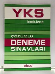 YKS İngilizce Çözümlü Deneme Sınavları Dilko Yayınları