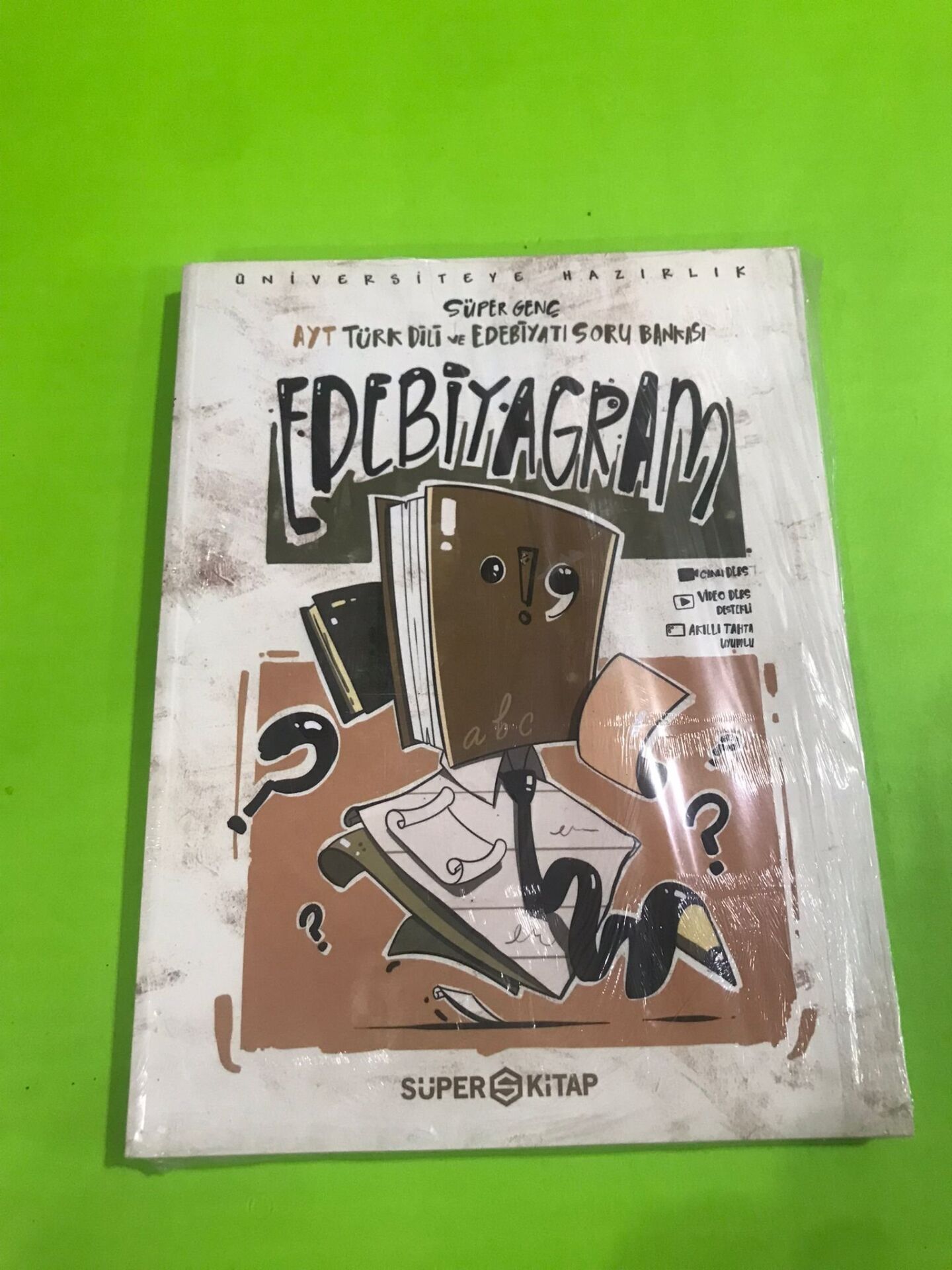 AYT Türk Dili ve Edebiyatı Süper Genç Edebiyagram Soru Bankası Süper Kitap Hijyenik Kitap