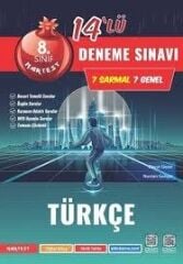8. Sınıf LGS  türkçe  16`lı Deneme nartest yayınevi